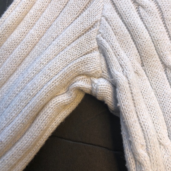 White U S Polo Sweater with Pink Logo - Picture 4 of 4